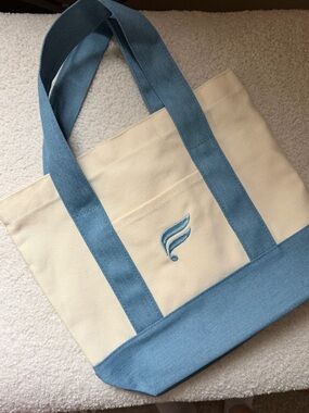 NWOT Fabletics Mini Canvas Tote Bag